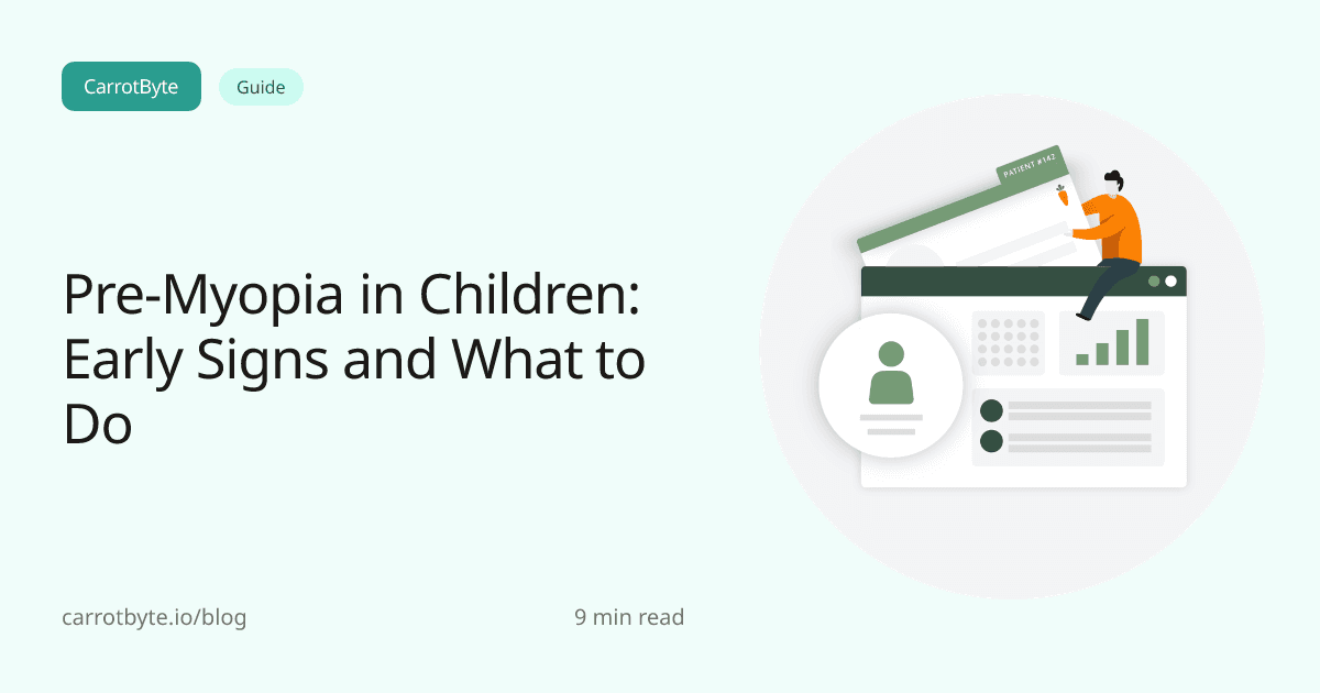 Pre-Myopia in Children: Early Signs and What to Do
